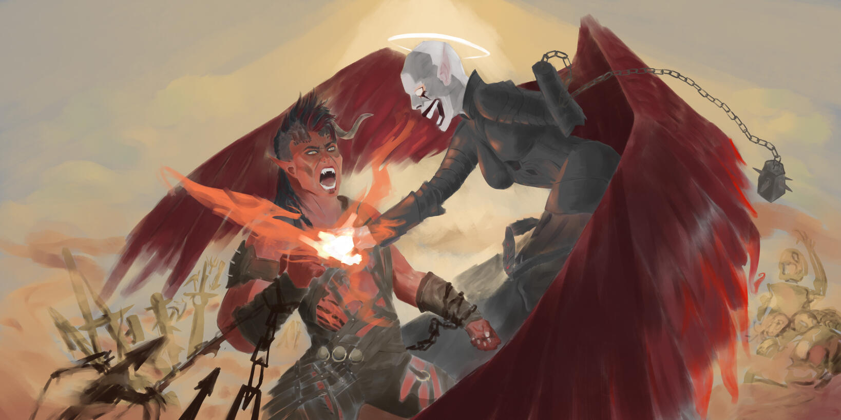 Baldur's Gate 3_Zariel transforms Karlach